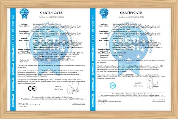 氣象站CE、ROHS